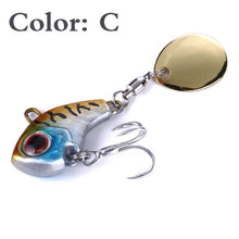 Load image into Gallery viewer, 1Pcs Rotating Metal VIB vibration Bait Spinner Spoon Fishing Lures 9g 16g 21g Jigs Trout Winter Fishing Hard Baits Tackle Pesca