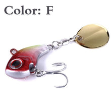 Load image into Gallery viewer, 1Pcs Rotating Metal VIB vibration Bait Spinner Spoon Fishing Lures 9g 16g 21g Jigs Trout Winter Fishing Hard Baits Tackle Pesca