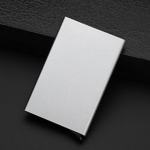 Load image into Gallery viewer, Credit Card Holder Men Slim Anti Protect Travel ID Cardholder Women Rfid Wallet Metal Case Porte Carte