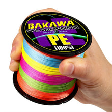 Load image into Gallery viewer, BAKAWA 4 Braided Fishing Line Length:300m/330yds Diameter:0.2mm-0.42mm,size:10-85lb Japan PE braided line Floating Line