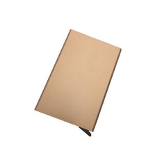 Load image into Gallery viewer, Credit Card Holder Men Slim Anti Protect Travel ID Cardholder Women Rfid Wallet Metal Case Porte Carte