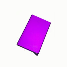 Load image into Gallery viewer, Credit Card Holder Men Slim Anti Protect Travel ID Cardholder Women Rfid Wallet Metal Case Porte Carte