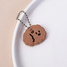 Load image into Gallery viewer, Cute Cartoon Keychain Silicone Cat Dog Protective Key Case Cover for Key Control Dust Cap Holder Gift Women Key Chain