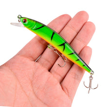 Load image into Gallery viewer, 1pcs 8.2g 10cm Fishing Lures Minnow Wobbler Floating Bass Trolling Artificial Hard Bait Crankbait Carp Pesca Fishing Tackle