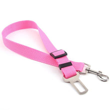 Load image into Gallery viewer, Pet Dog Cat Car Seat Belt Adjustable Harness Seatbelt Lead Leash for Small Medium Dogs Travel Clip Pet Supplies 5 Color
