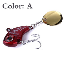 Load image into Gallery viewer, 1Pcs Rotating Metal VIB vibration Bait Spinner Spoon Fishing Lures 9g 16g 21g Jigs Trout Winter Fishing Hard Baits Tackle Pesca
