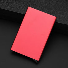 Load image into Gallery viewer, Credit Card Holder Men Slim Anti Protect Travel ID Cardholder Women Rfid Wallet Metal Case Porte Carte
