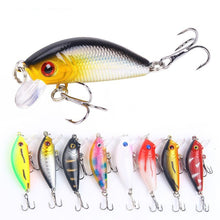 Load image into Gallery viewer, 1PCS Minnow Fishing Lure 50mm4.2g  Topwater Hard Bait Wobbler Jig Bait Crankbait Carp Striped bass Pesca Fishing tackle SwimBait
