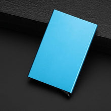 Load image into Gallery viewer, Credit Card Holder Men Slim Anti Protect Travel ID Cardholder Women Rfid Wallet Metal Case Porte Carte
