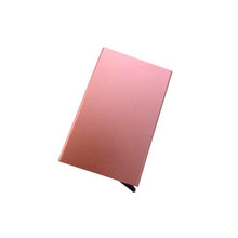 Load image into Gallery viewer, Credit Card Holder Men Slim Anti Protect Travel ID Cardholder Women Rfid Wallet Metal Case Porte Carte
