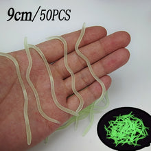Load image into Gallery viewer, 20PCS-100pcs Lifelike Red Worm Soft Lure Earthworm ice Winter Fishing Silicone Artificial Bait Fishy Shrimp Additive Bass Carp
